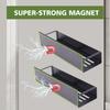 4 Pack Magnetic Spice Rack for Refrigerator Organizer Shelf Storage Moveable Magnetic Shelf Fridge Space Saving Heavy-Duty Back