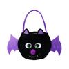 Halloween Candy Bags for Kids, Creative 3D Pumpkin Bags, Black Party Bags