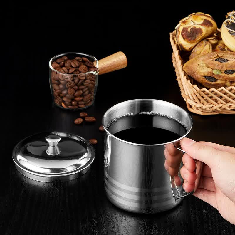 Shangqi 304 Stainless Steel Drinking Cup with Lid