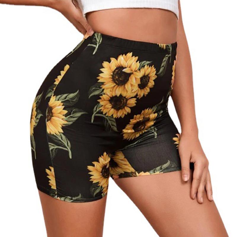 

Женские шорты для йоги Высокоэластичные шорты для тренажерного зала Летние шорты для бега Тренировочные Фитнес Женские Короткие Спортивные Леггинсы S чёрный