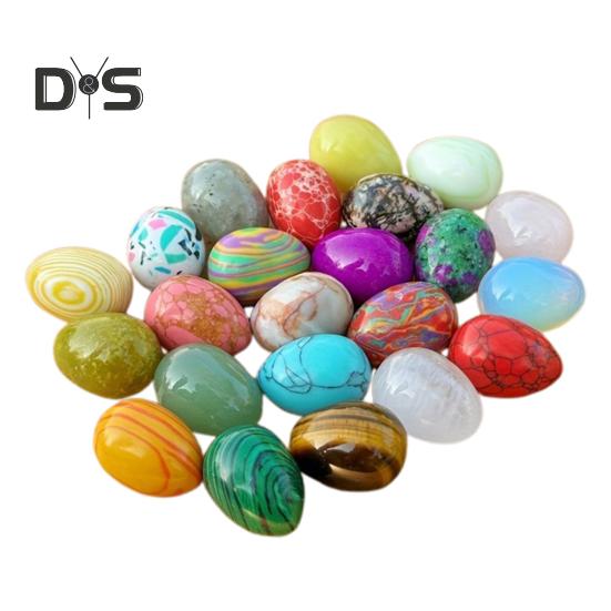 

10 шт. 20 мм хрустальные пасхальные яйца мини-украшения из натурального камня коллекционные яйца драгоценные камни для пасхального украшения пасхальная корзина наполнители 10pcs
