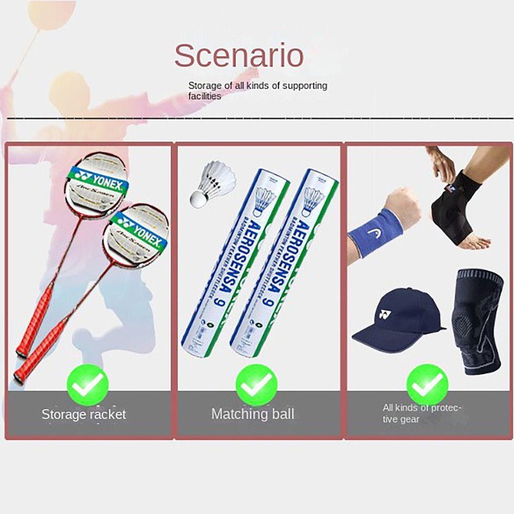 Thickened Fluff Badminton Racket Storage Bag Wear-resistant Sport Supplies Protective Cover Large Capacity Racquet Pouch