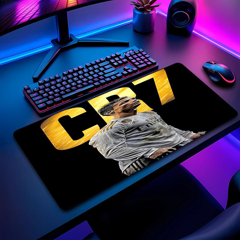 Tappetino per Mouse con Motivo Calcio Cristiano Ronaldo Non?Tappetino Mouse da Gioco Antiscivolo con Base in Gomma per Scrivania Ufficio Casa