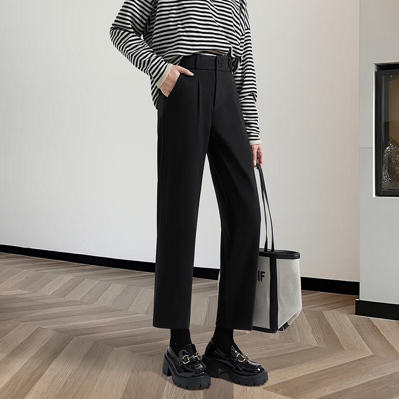 Women's High-Waist Slimming Commuter Ankle Pants