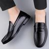 Genuine Leather Men Shoes Casual Men Loafers Breathable Office Formal Shoes Men Designer Slip on Driving Shoes Plus Size 38-46