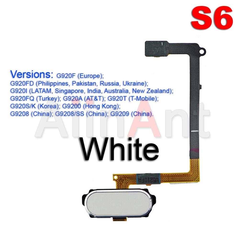 Aiinant Home Button Touch ID Fingerprint Sensor Flex Cable For Samsung Galaxy S5 S6 Edge Plus + Mini G920F G925F G928F G900F