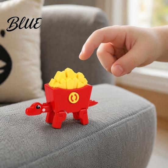 Dino Decompression Toy Food Transforming Dinosaur Fidget Toy Stress Relief Fast Shape Transformable