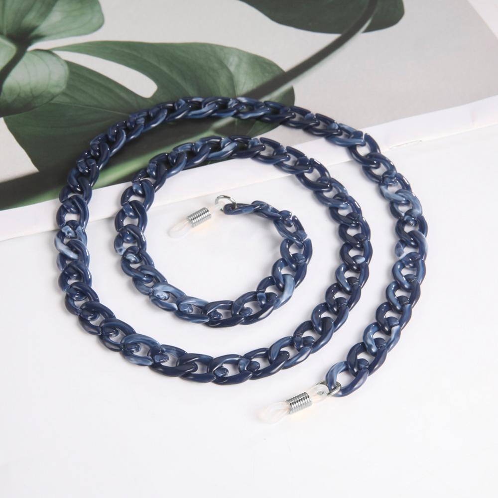 Trendige Acryl-Sonnenbrillen-Ketten für Damen Halter-Schnur Lesebrillen-Kette Lanyard Brillen-Hänge-Halskette Großhandel