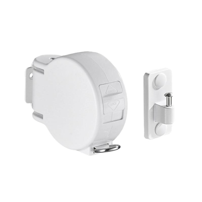 

Convenient Clothes Drying Rack Rope Tightener Retractable Clothesline Wall Mounted Heavy Cloth Drying Laundry Line