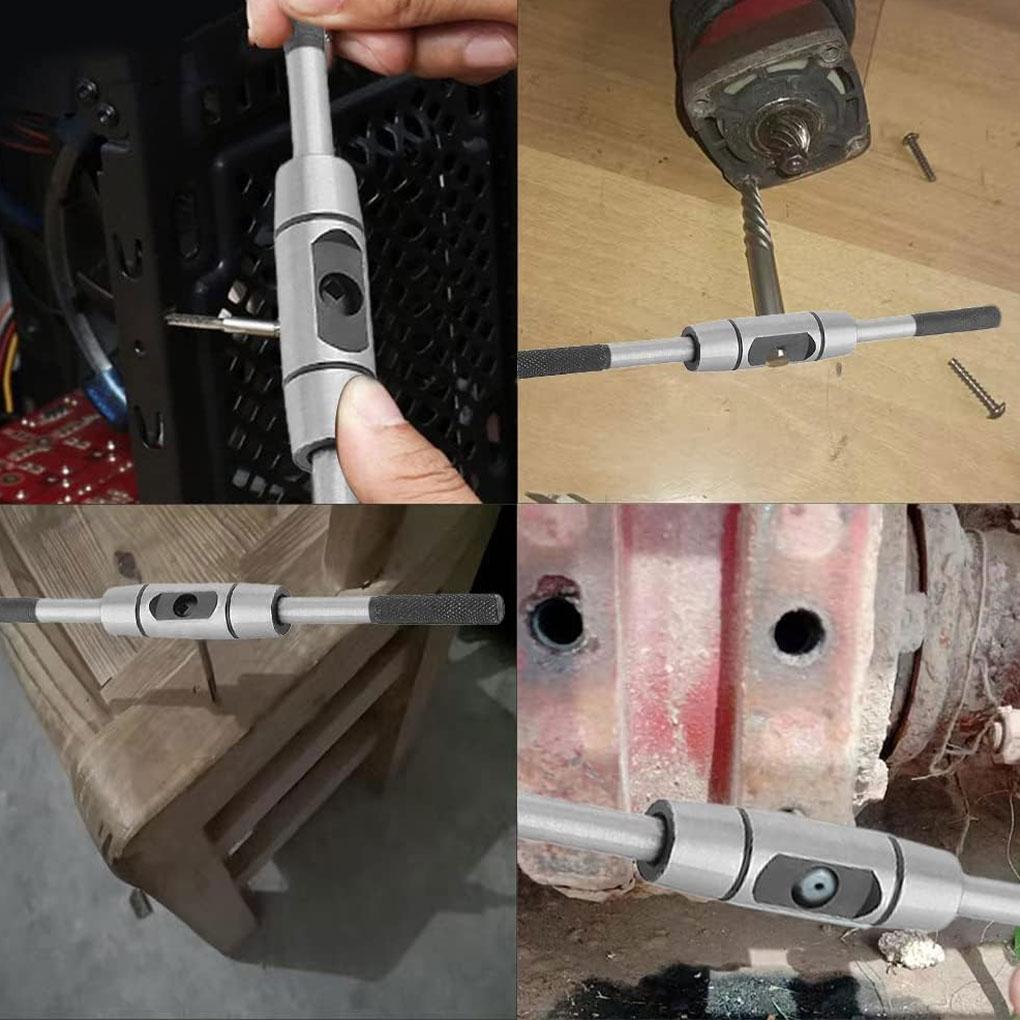 Heavy Duty Solid Steel Tap Wrench Set - Easy To Carry Materials Wide Range Of Applications Not Easy To Skid Hand Tool