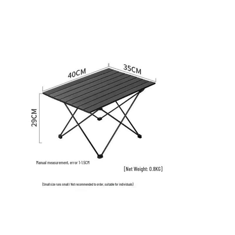 ZISIZ Lightweight Portable Outdoor Folding Table
