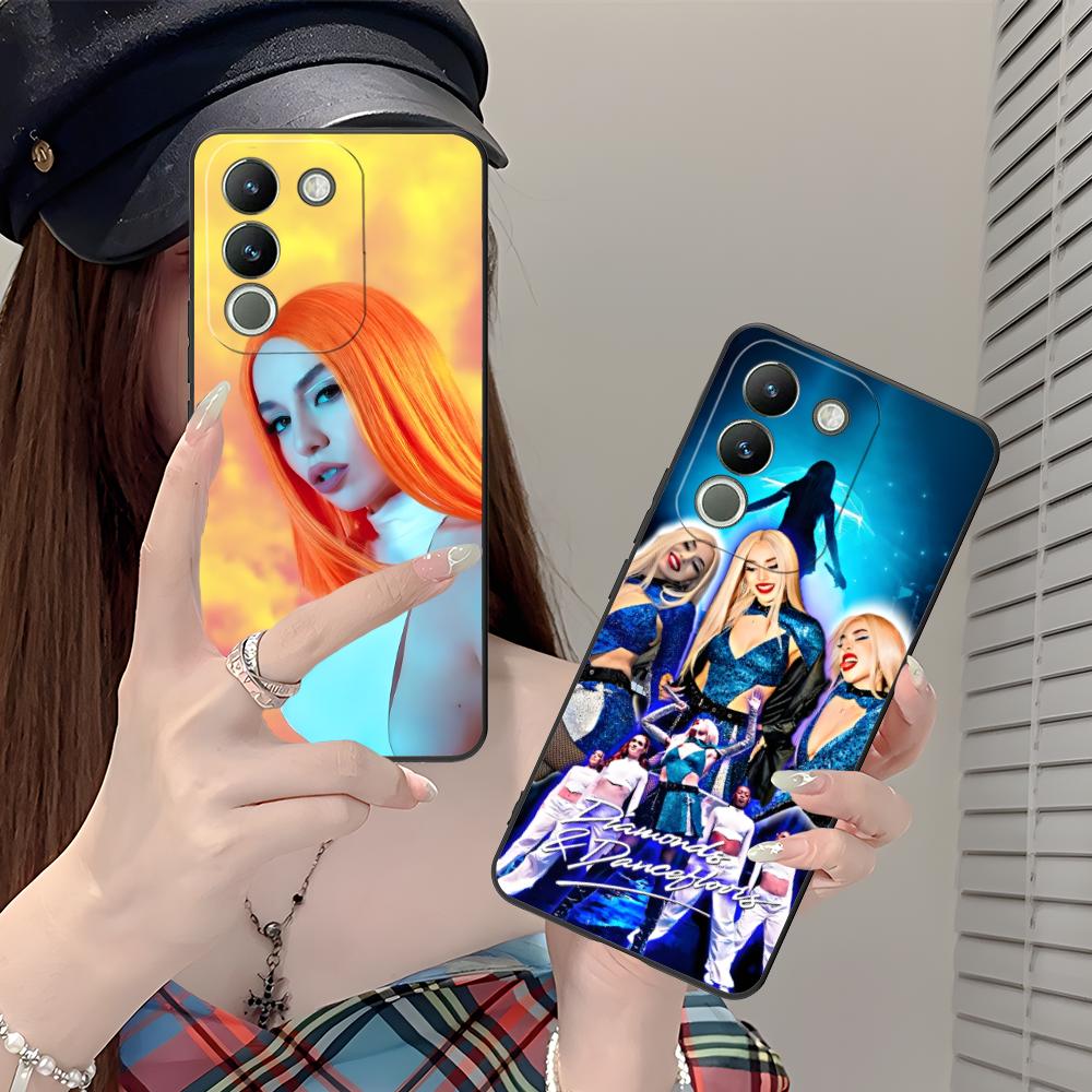 Fashion Ava Max Matte TPU Mobile Phone Case for VIVO Y77 76 75 74 73 72 58 56 55 51 50 38 36 Y19 Y18 Y03 Y01 5G Colorful Cover