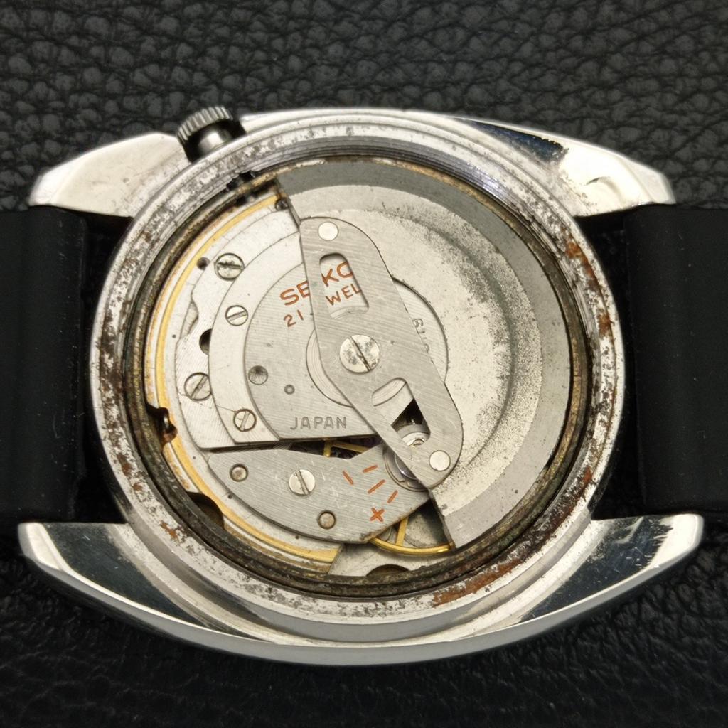 CEAS AUTOMATIC VINTAGE SEIKO 5 JAPONIA 6119C MENS CADRAN ARABIC ARGINTIU a702451-5 R124-a702451