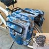 Camouflage Hinterer Fahrradgepäckträger Sitz Satteltasche Radfahren Fahrradtasche Hecktasche Pack