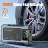 Car Jump Starter Booster Power Bank Battery Charger With 150PSI Air Compressor Eigotrav U2 12V 6000A 12000mAh