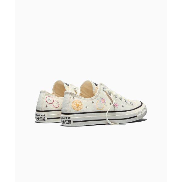 Converse Chuck Taylor All Star Market Essentials Egglet Comfortable Versatile Canvas Shoes Women Sneakers White A16681C