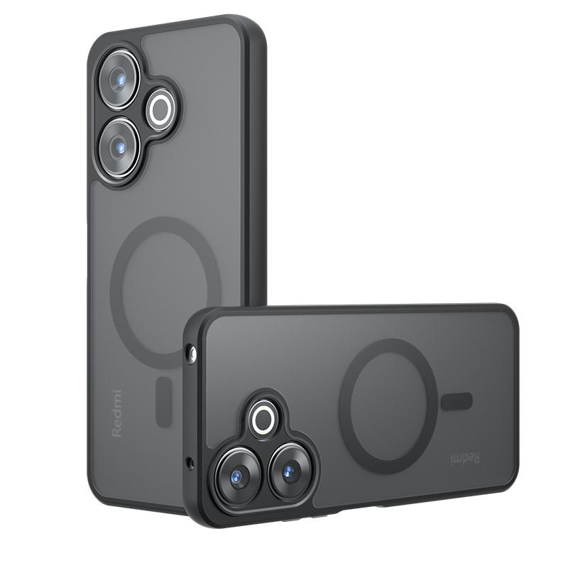 

Для Xiaomi Redmi 14C 13 4G 5G матовый противоударный чехол TPU с защитой от отпечатков пальцев, устойчивый к падениям, не желтеющий задний корпус For Redmi 13 4G/5G прозрачный черный