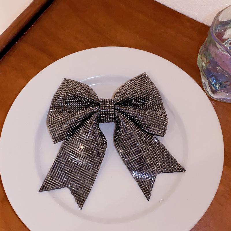 

Корейская версия модной заколки-банта, нишевая, простая и универсальная, с темпераментом, пружинная заколка, продвинутая полудрапированная заколка