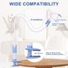 Baby Monitor Holder Flexible Baby Camera Bracket No Drilling Crib Cradle Rod Hose Holder Adjustable Twist Mounting