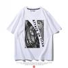Summer 100% Cotton T-shirt Attack Giant Wings of Freedom Clothing Sergeant Alan Mikasa Around Short-sleeved Men