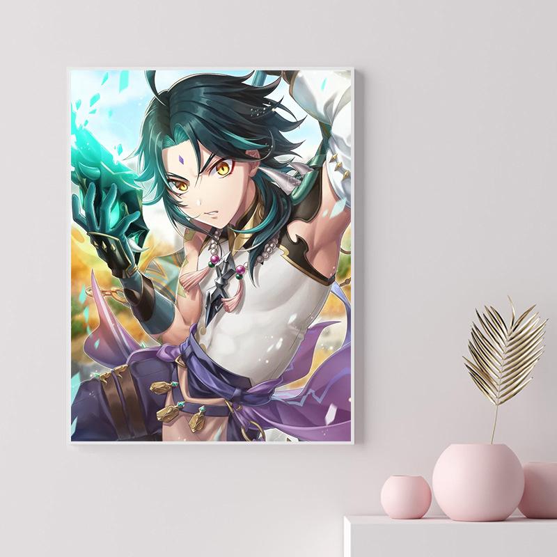 40X50Cm Diamond Painting Large Size Diamond Sticker Bedroom Living Room Decorative Painting With Photo Frame