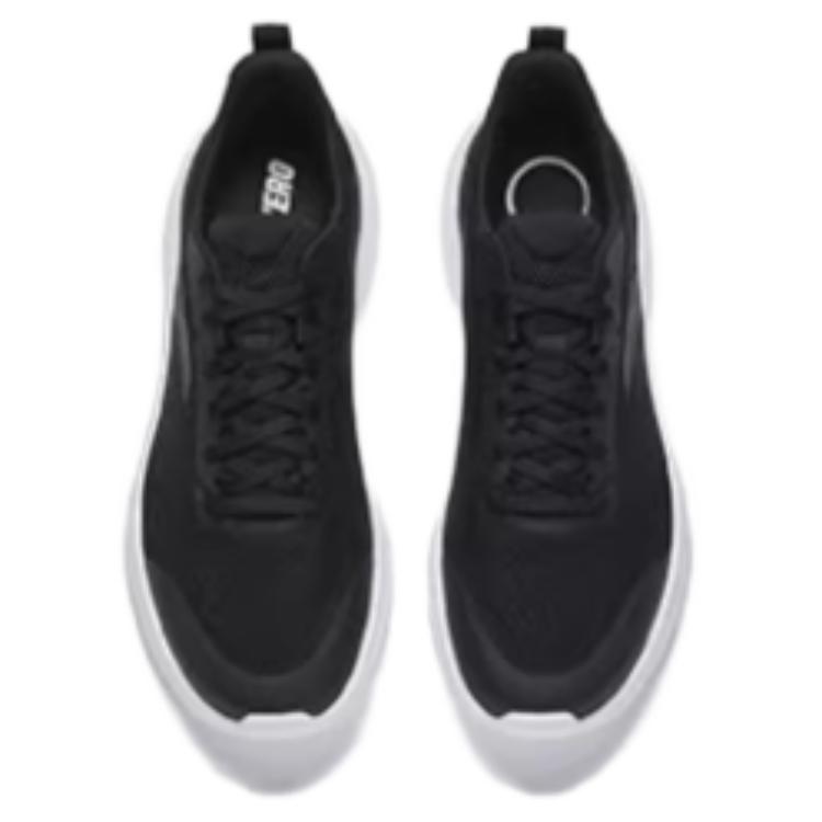 New Anta Height Increasing Lightweight Breathable Low Top C37 Technology Casual Running Shoes Women's Black White 922535503-5