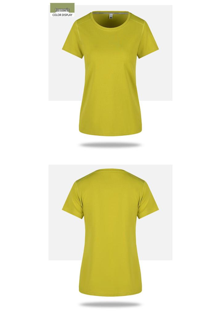 Women's Quick-Drying Breathable Running T-Shirt - Half Sleeve, Customizable Logo