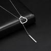 LIKGREAT Multi Layers Bar Coin Pendant Necklace Moon Star Cross Neckchain for Women Stainless Steel Chain Choker Jewelry NotFade