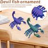 3D Printed Scorpion Desktop Ornaments With Adjustable Joints