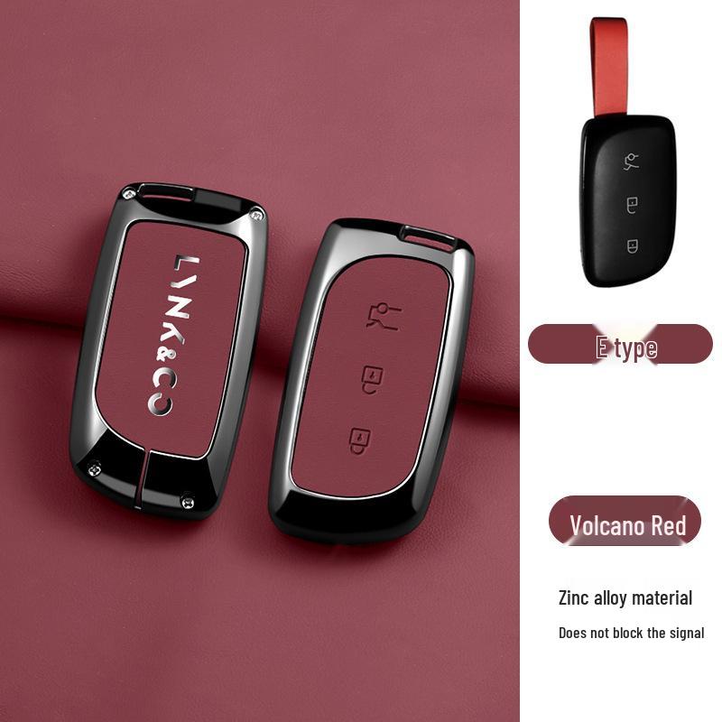 Vylepšení krytu klíče pro Lynk & Co 900, 2025 Z20 Nová energie Z10 Kovová přezka Plášť pro muže