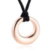 Waterproof Stainless Steel Cremation Pendant Necklace for Women, Round, Perfect for Ashes or Hair Containers