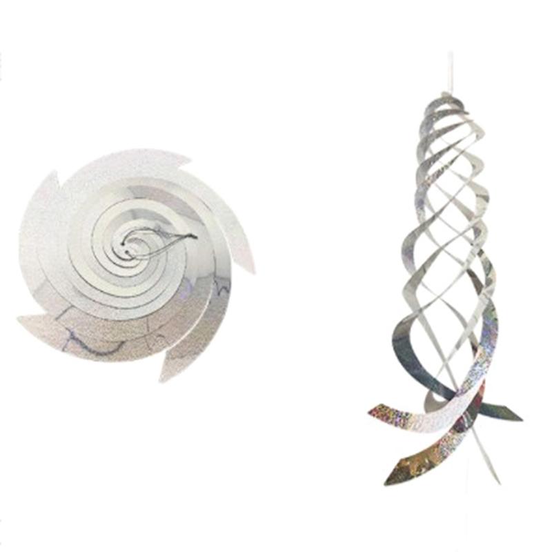 

Спиральные отражатели для отпугивания птиц, подвесное светоотражающее устройство для отпугивания птиц серебряный