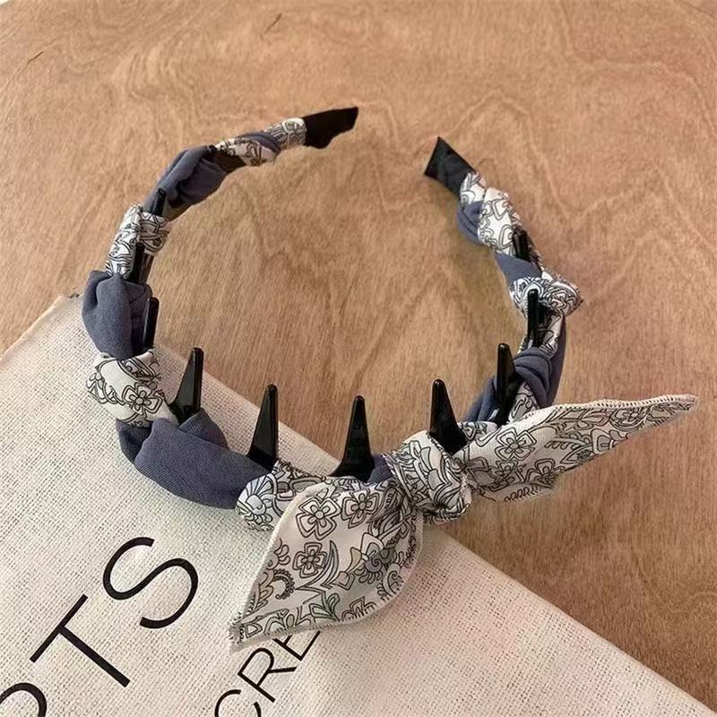 Polka Dot Bow Headband for Women Twist Hair Hoop Fashion Hair Accessory