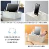 JEJ Astage Storage Desk Desk Made in 26cm Wide x Deep x High Box, Tote, Organizer, Stackable, Japan, Clear, 18.8cm 14.5cm