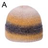 1Pc Ski Caps Thicken Knitted Hat Winter Hip Hop Slouchy Women/Men Soft Harajuku Style Outdoor Tie Dye Color
