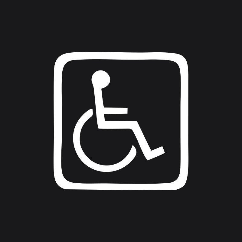 Adesivo per Auto di Alta Qualità per Accesso Disabili 13.5cm Simbolo Sedia a Rotelle Handicap Decalcomania in Vinile Resistente ai Graffi per Finestrino Auto