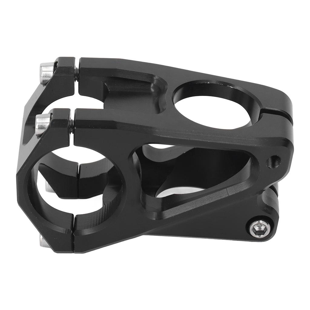 31.8mm Mountain Bike Stem Aluminum Alloy CNC Bike Short Handlebar Stem Hollow Design DIY Bike Accessories Black