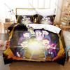 Osomatsu San Themed Bedding Set, Duvet Cover + 2 Pillowcases Matsuno Siblings Pattern for Home & Dorm Daily Use