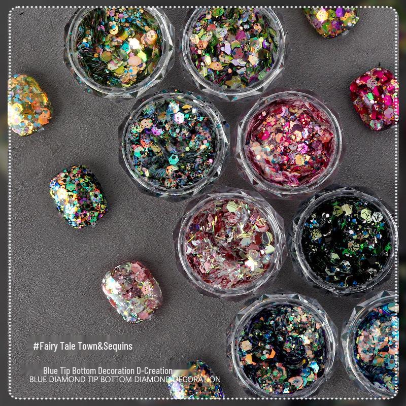 

Star & Moon Korean-Inspired Nail Glitter Sequins