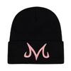 Luxury Minimalist Knit Skull Cap With Letter Embroidery Winter Warm Beanie Fashion Knit Hat Cold Weather Accessories