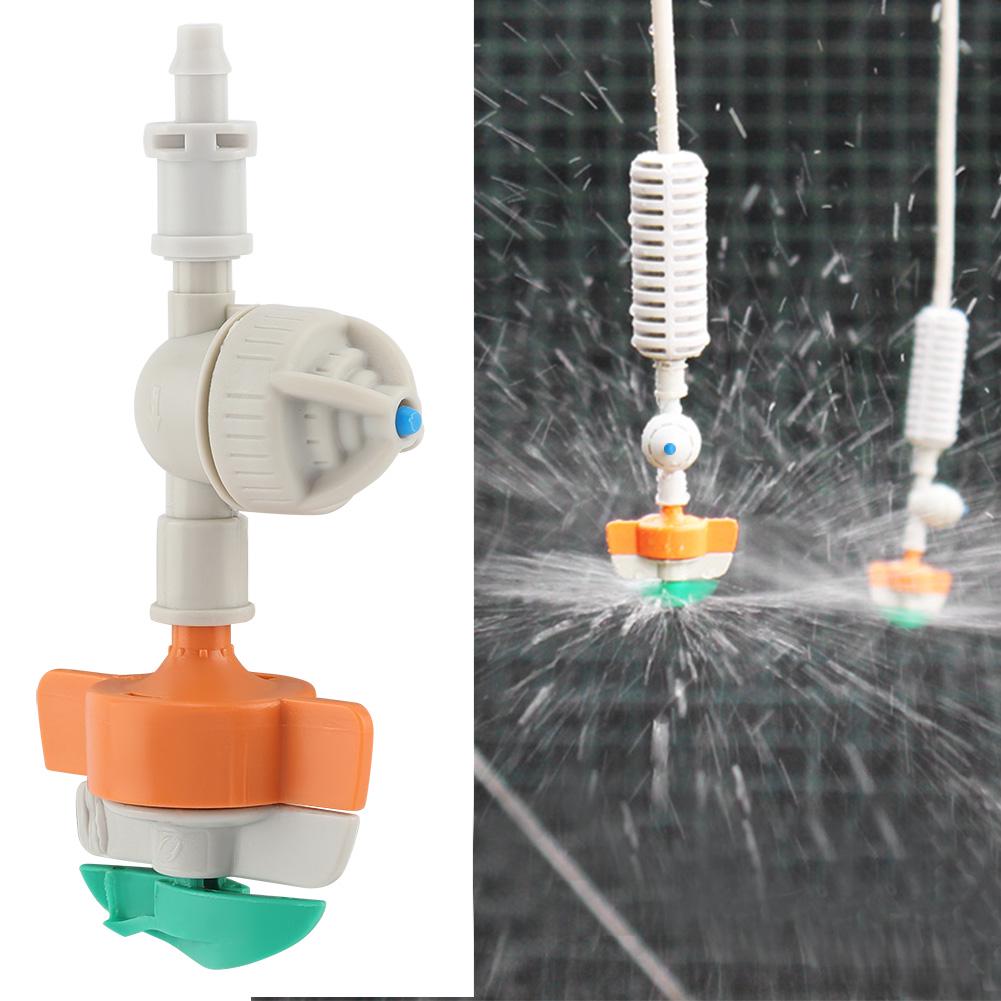 

5pcs Rotary Sprinkler with Antidrip Hanging Sprayer Garden Irrigation Micro Drip Fitting