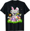Koala Easter Bunny Ears Graphic Tee Cute Animal Lover Men's Casual T-Shirt Spring Trip