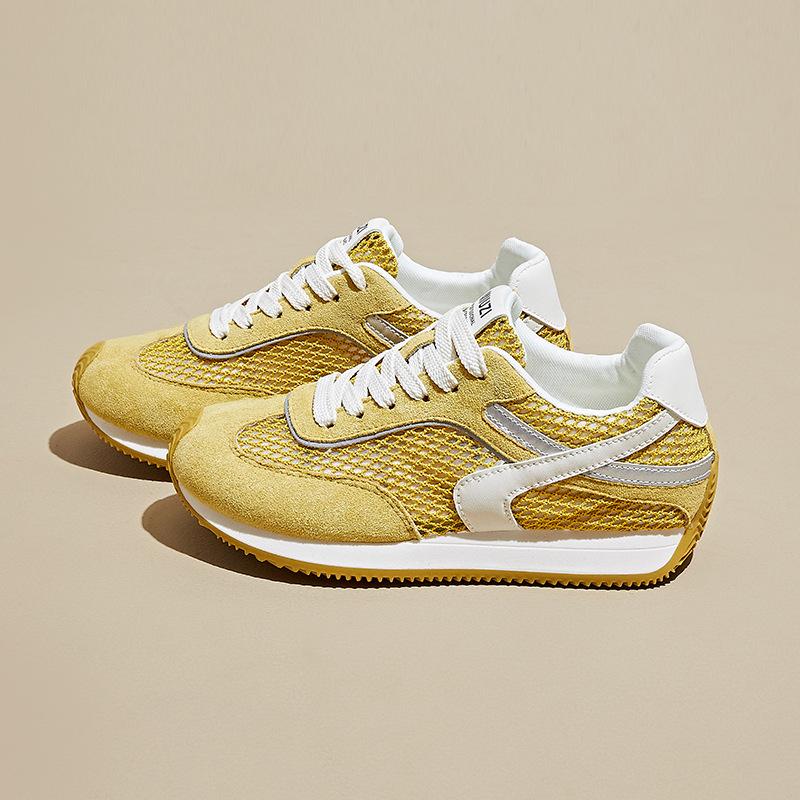 Women's Casual Sport Shoes 2026 Lightweight Soft Breathable Mesh Flats Fashion Non Slip Versatile Platform Sneakers Footwear