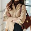 Stacked Commuter Shirt for Women's Autumn Outfit Top with Temperament Inner Shirt Blouses & Shirts