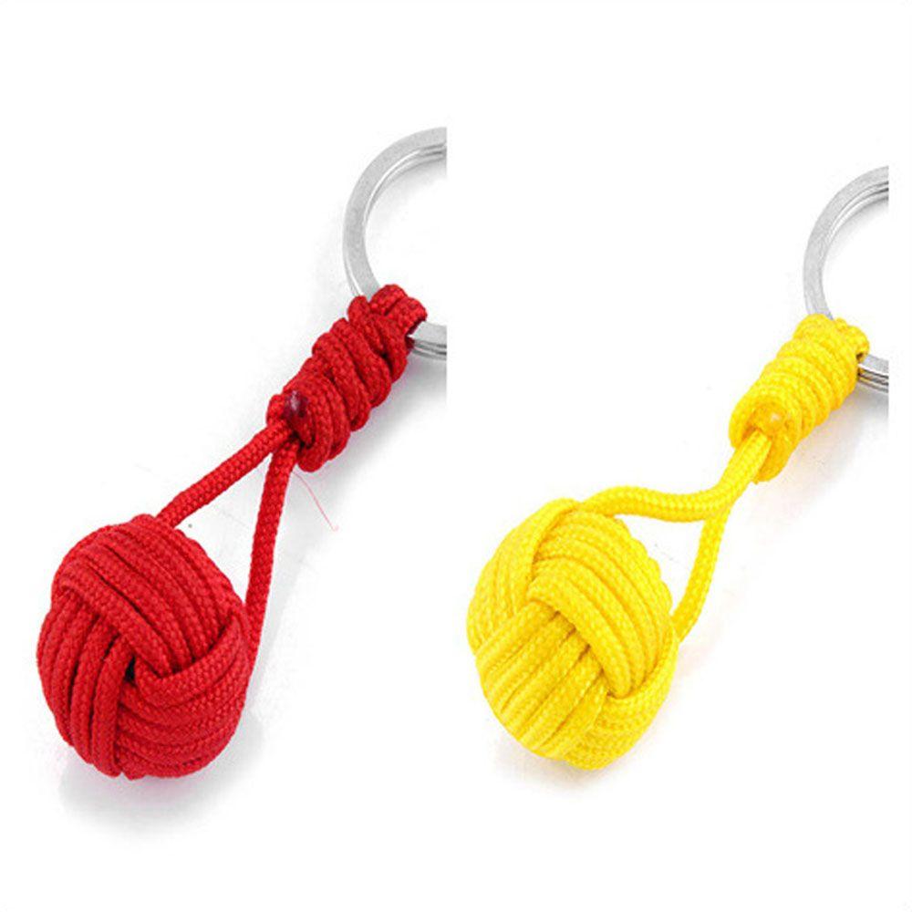 Parachute Rope Lanyard Outdoor Survival Jewelry Key Chain Key Ring Keyfob Fashion Accessories