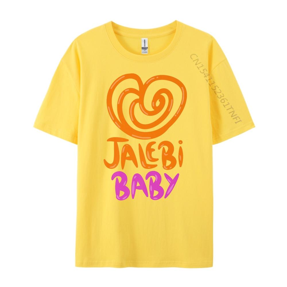 Desi Graphic For Bollywood Lovers Jalebi Baby Graphic Tee Cotton T Shirts Luxury