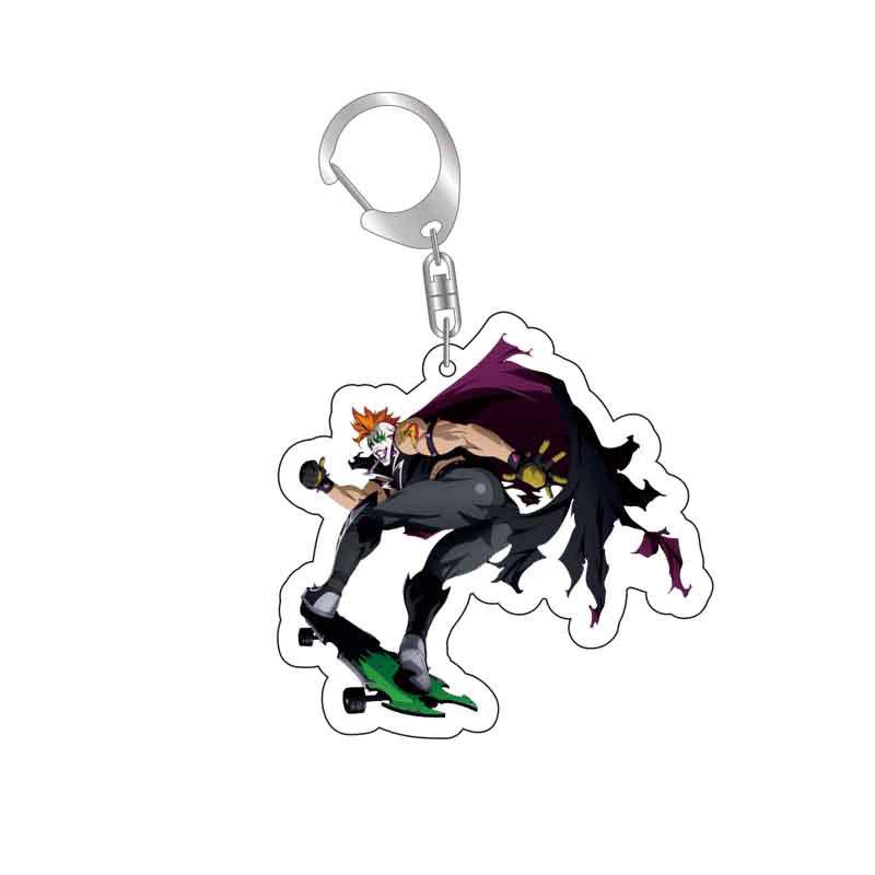Infinite Skateboard Anime Character Double-Sided Acrylic Keychain Custom