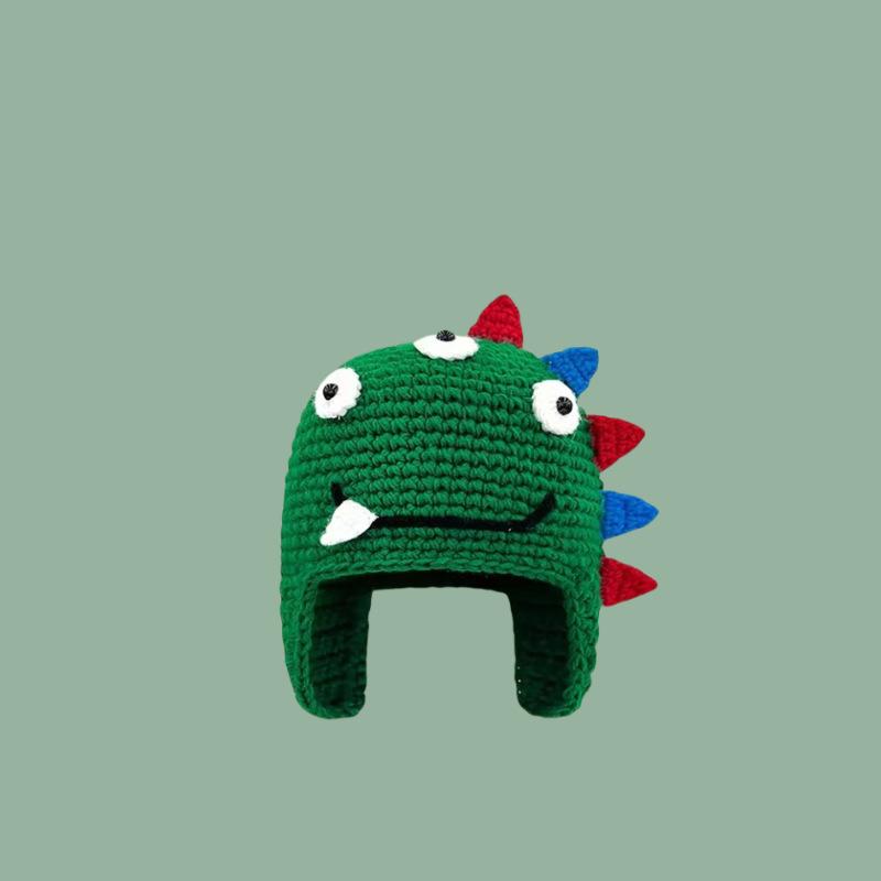 JYL TS DIY Shrek Knit Hat Unisex Winter Long Braid Green Beanie Hat Acrylic