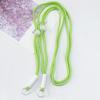 Adjustable Color-Block Crossbody Phone Strap with Clip & Chain