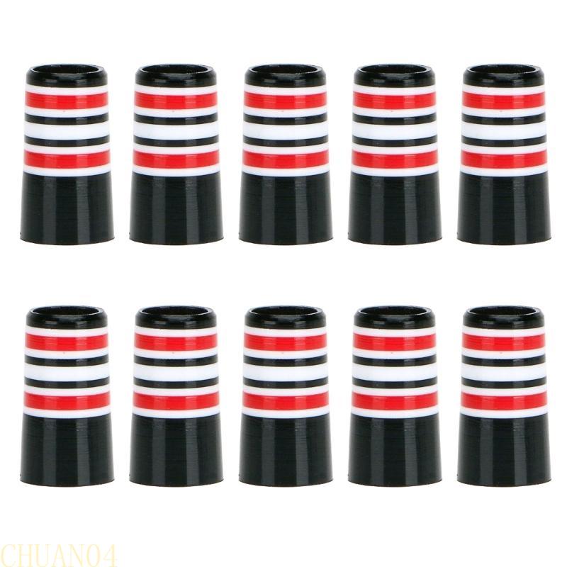 A1A2 10Pcs Striped Golfs Iron Ferrules Golfs Ferrules MultiRings Golfs Club Sleeves
